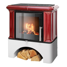 Kachlová kamna ABX Ikaria exklusive Bordo